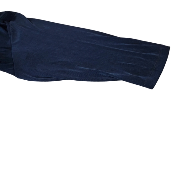 Citiknits 3x dark teal stretchy knit top. - Picture 3 of 6